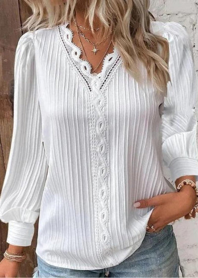 Luna™ - Elegante Biesenbluse