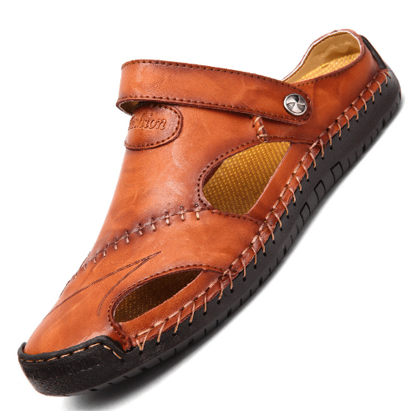 Chris | Orthopädische Ledersandalen
