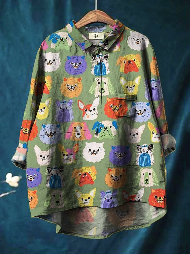 Chloe™ - Hunde-Kunst-Shirt