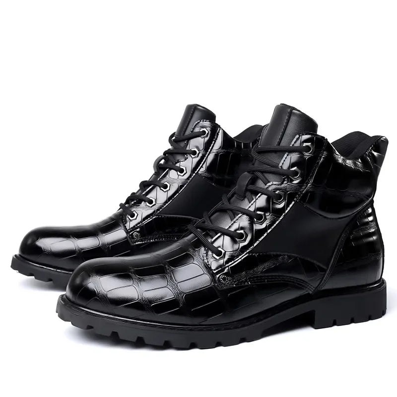 Edward - Krokodillederstiefel