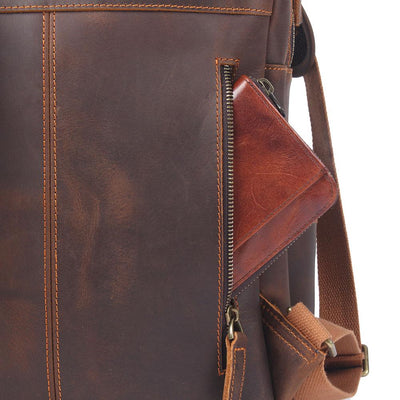 Biefeld™ - Brauner Lederrucksack